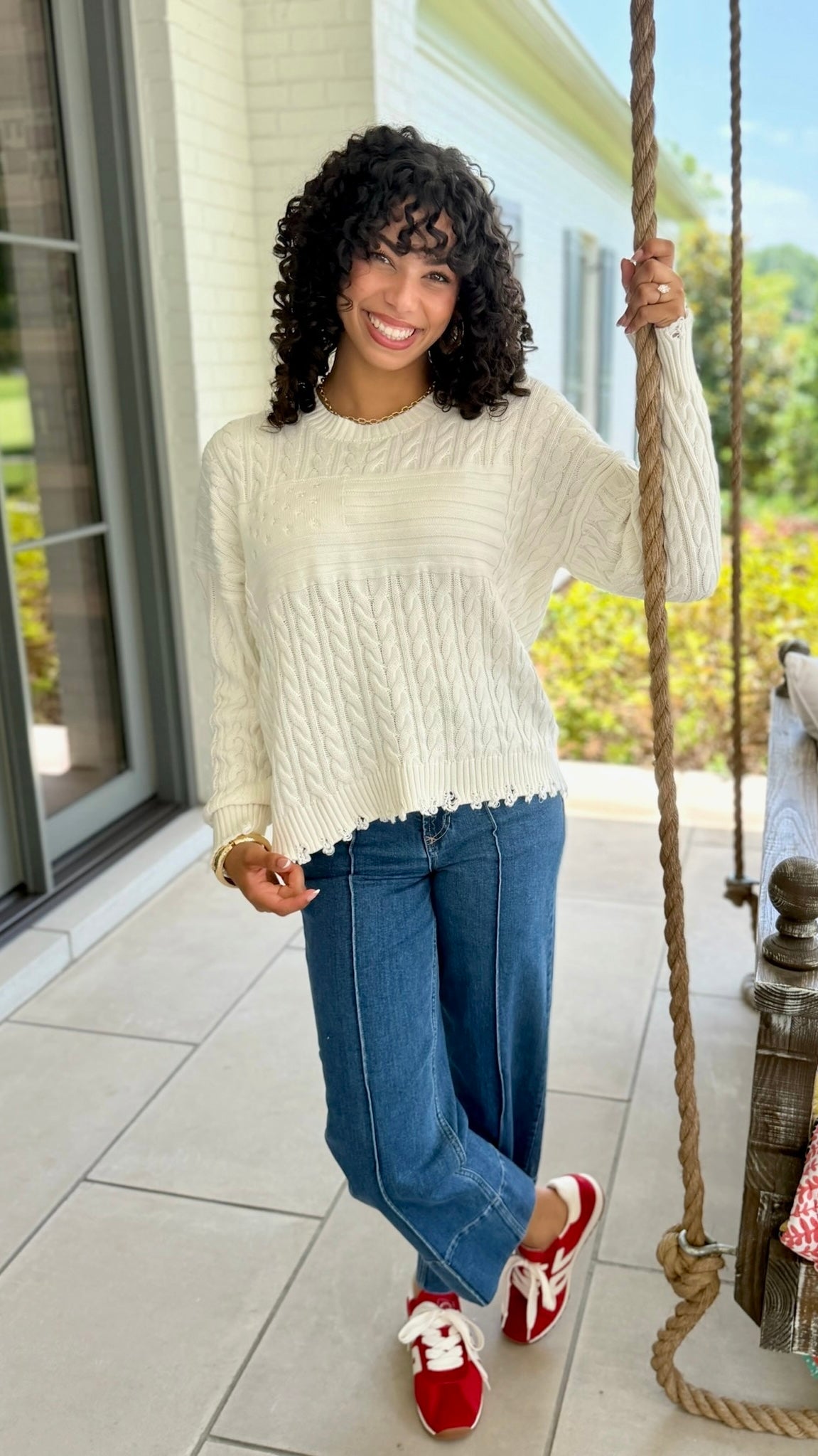 Dear John Rania Sweater - Off White