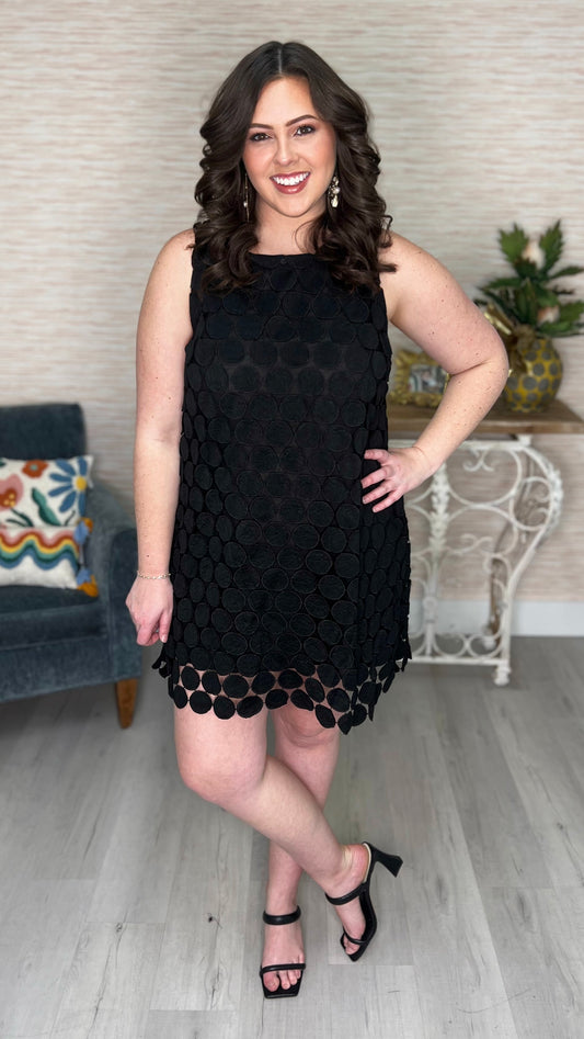 Black Dotty Dress