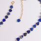Jenny Baker Pippa Heart Necklace - Navy