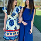 Reese Royal Crepe Wide Leg Pants