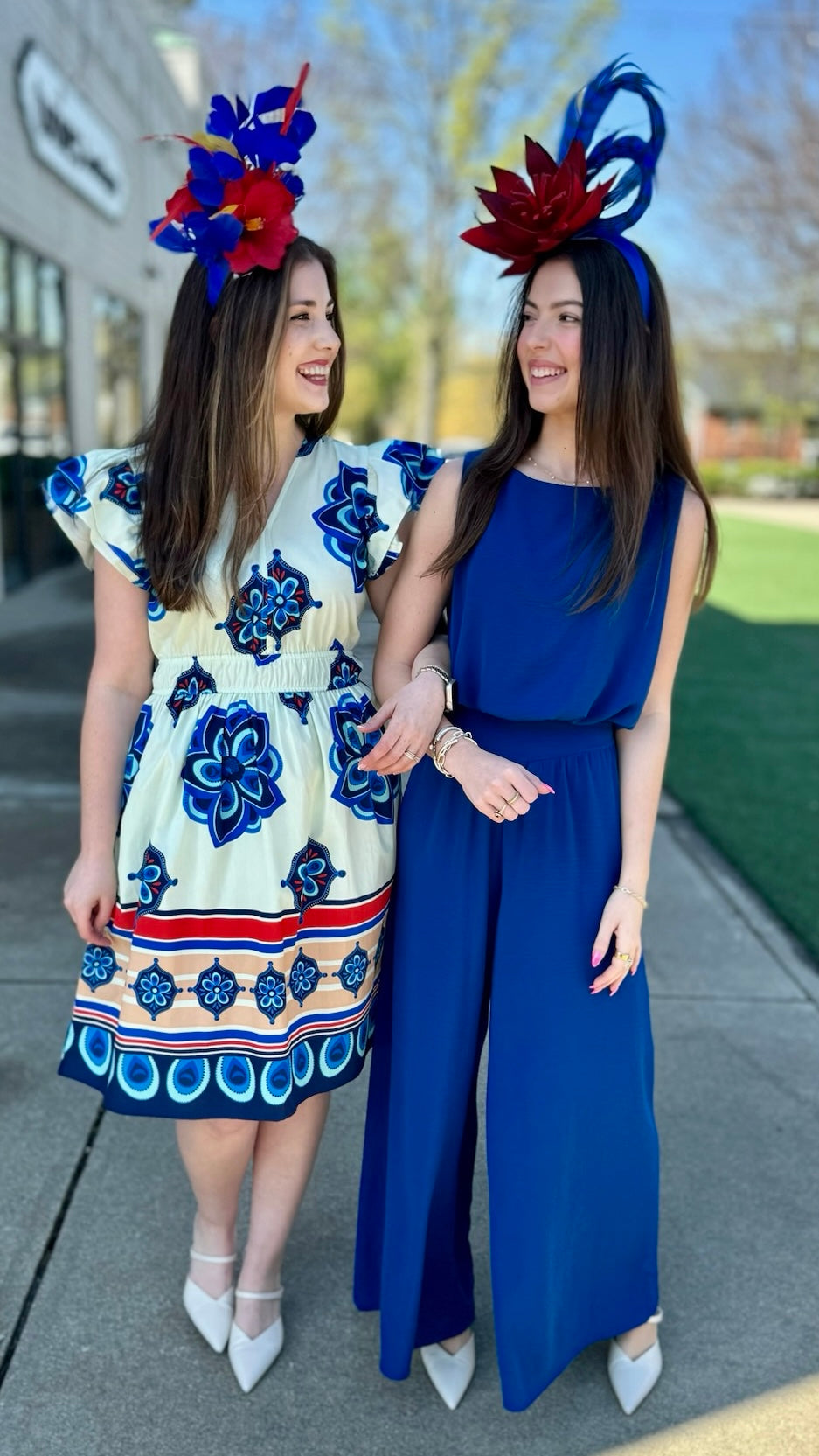 Reese Royal Crepe Wide Leg Pants
