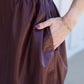 Emily McCarthy Chocolate Faux Leather Dress