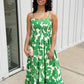 Jennifer Floral Maxi Dress - Green