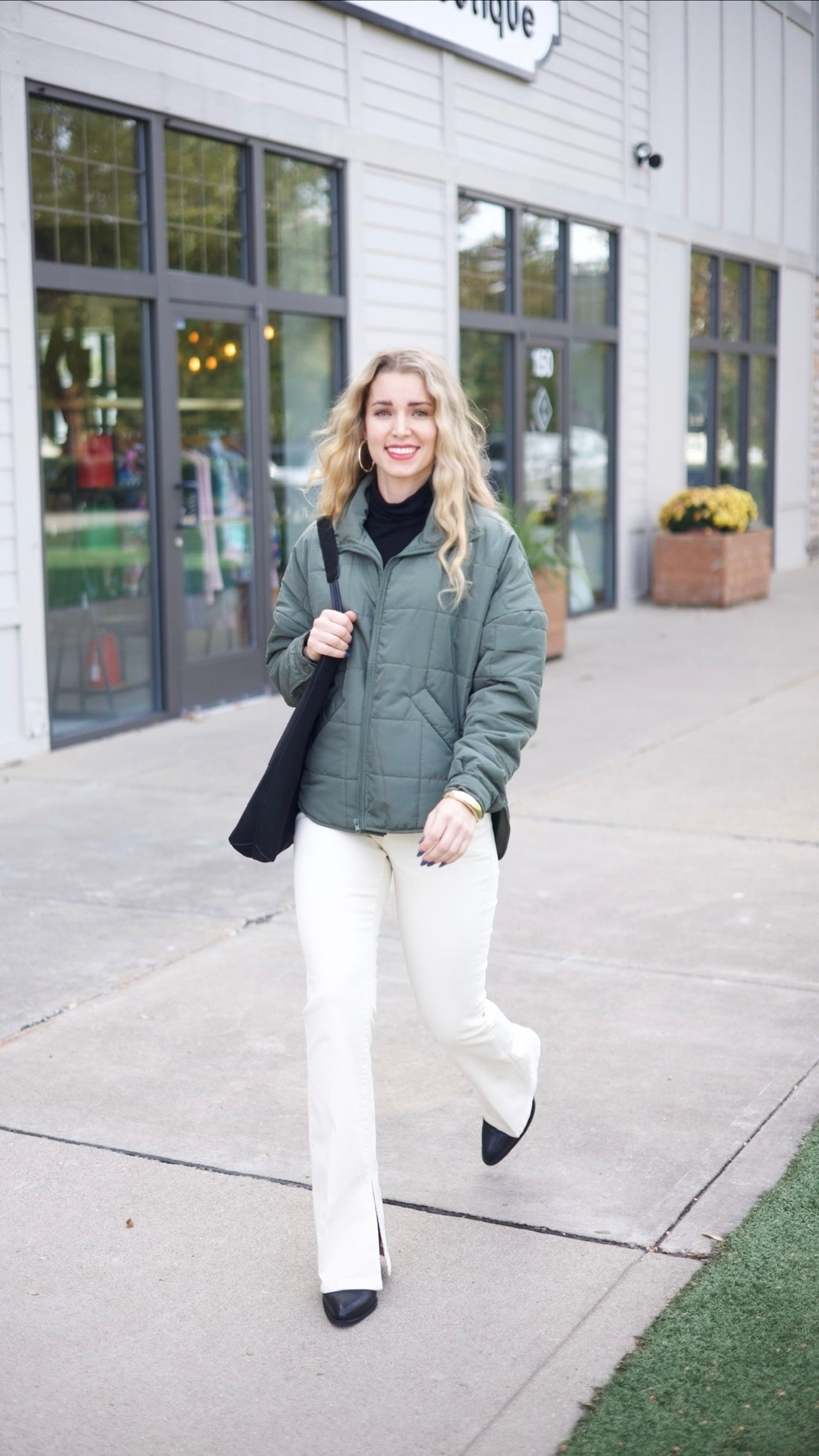 Jeanne Puffer Jacket - Olive