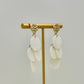 Mother of Pearl Disc Earrings