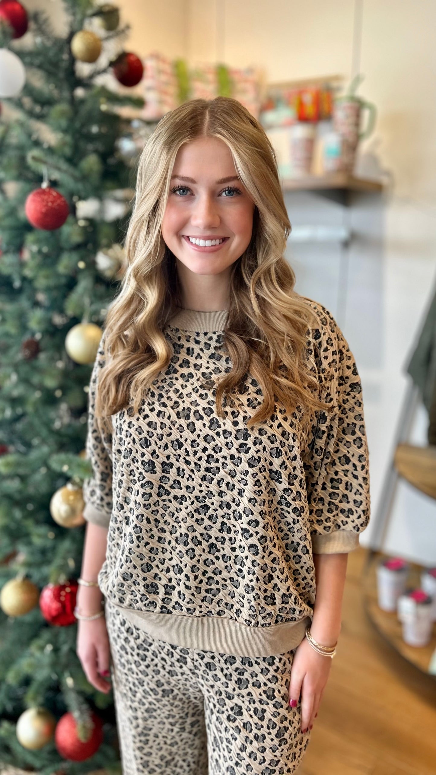 Carmen Animal Print Pullover