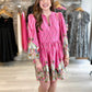 Frances Floral Dress - Pink