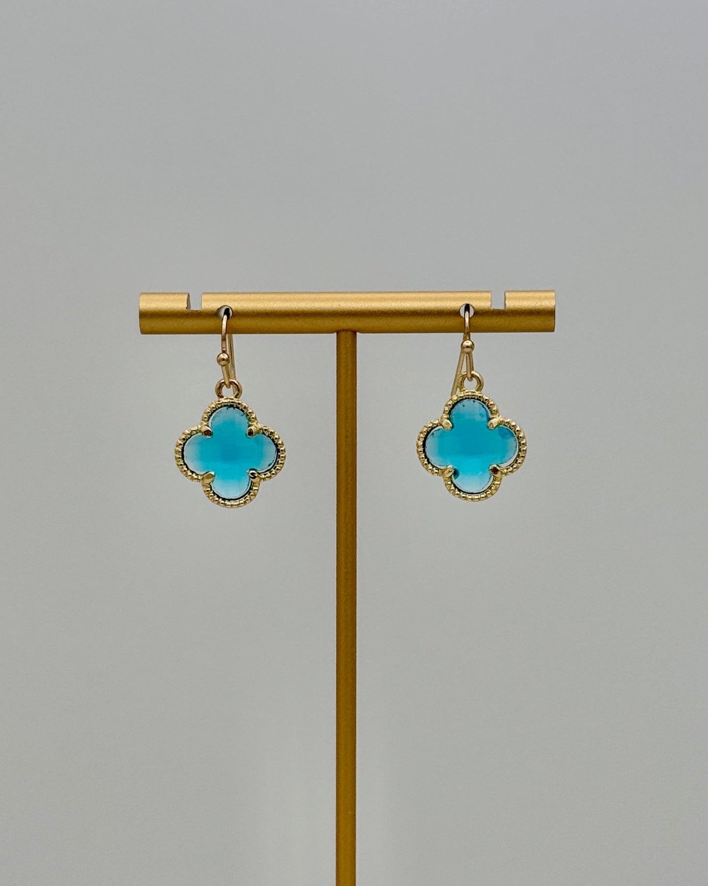 Clover Earrings - Turquoise