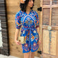 Gia Cobalt Ikat Dress