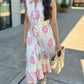 Taelynn Floral Dress - Ivory