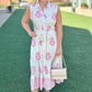 Taelynn Floral Dress - Ivory