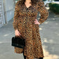 Leopard Print Midi Dress