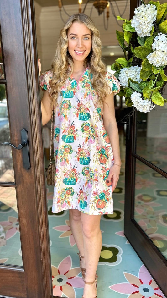 Uncle Frank Still Life Dress - Pink