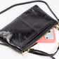 HOBO Polished Leather Darcy Crossbody - Black
