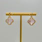 Clover Earrings - Pink