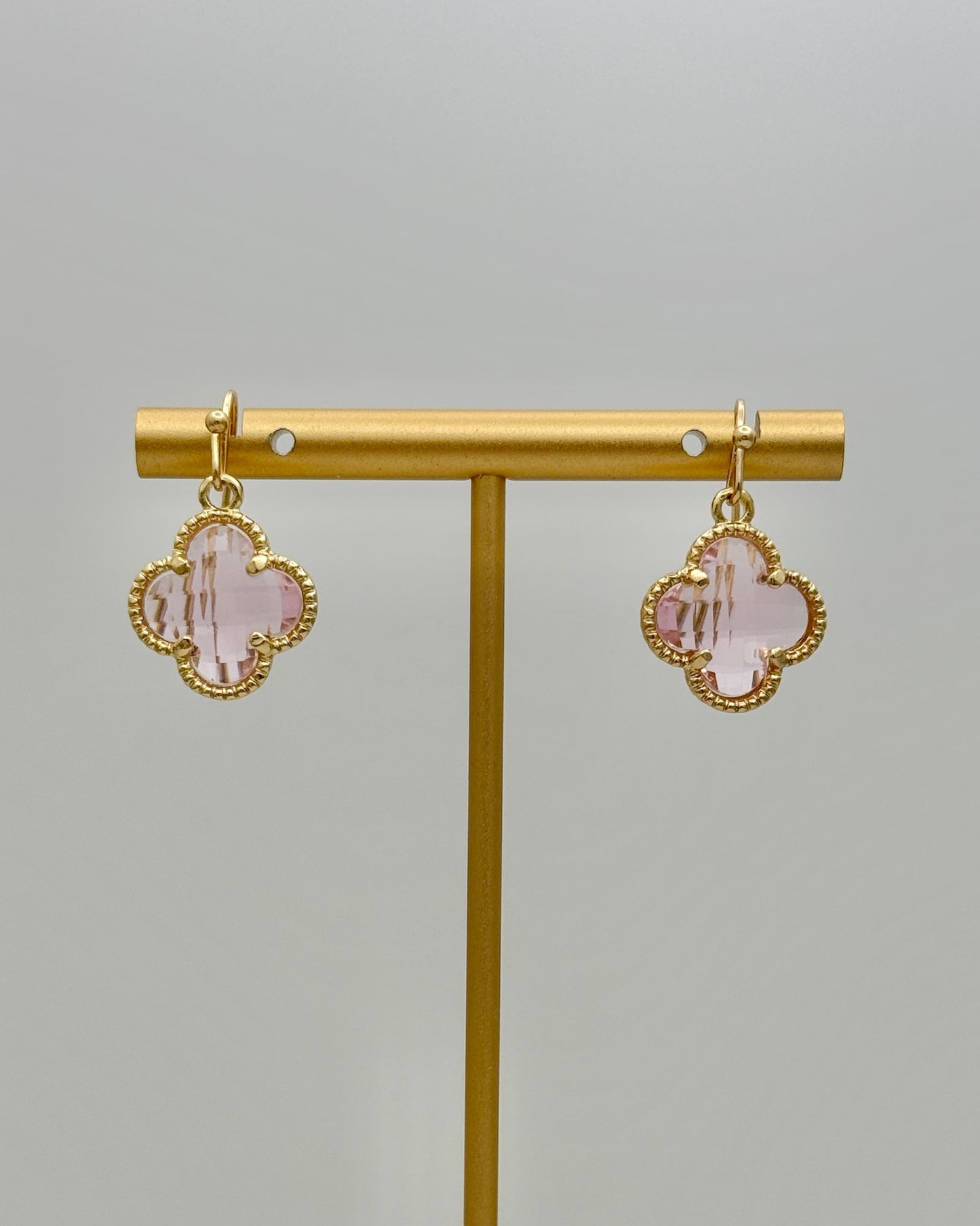 Clover Earrings - Pink