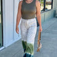 XCVI Terraced Wide Leg Pant - Khaki Blend