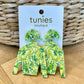 Palm Jockey Earring - Green