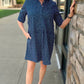 Just Darviny Hopscotch Blue Gingham Charlotte Dress