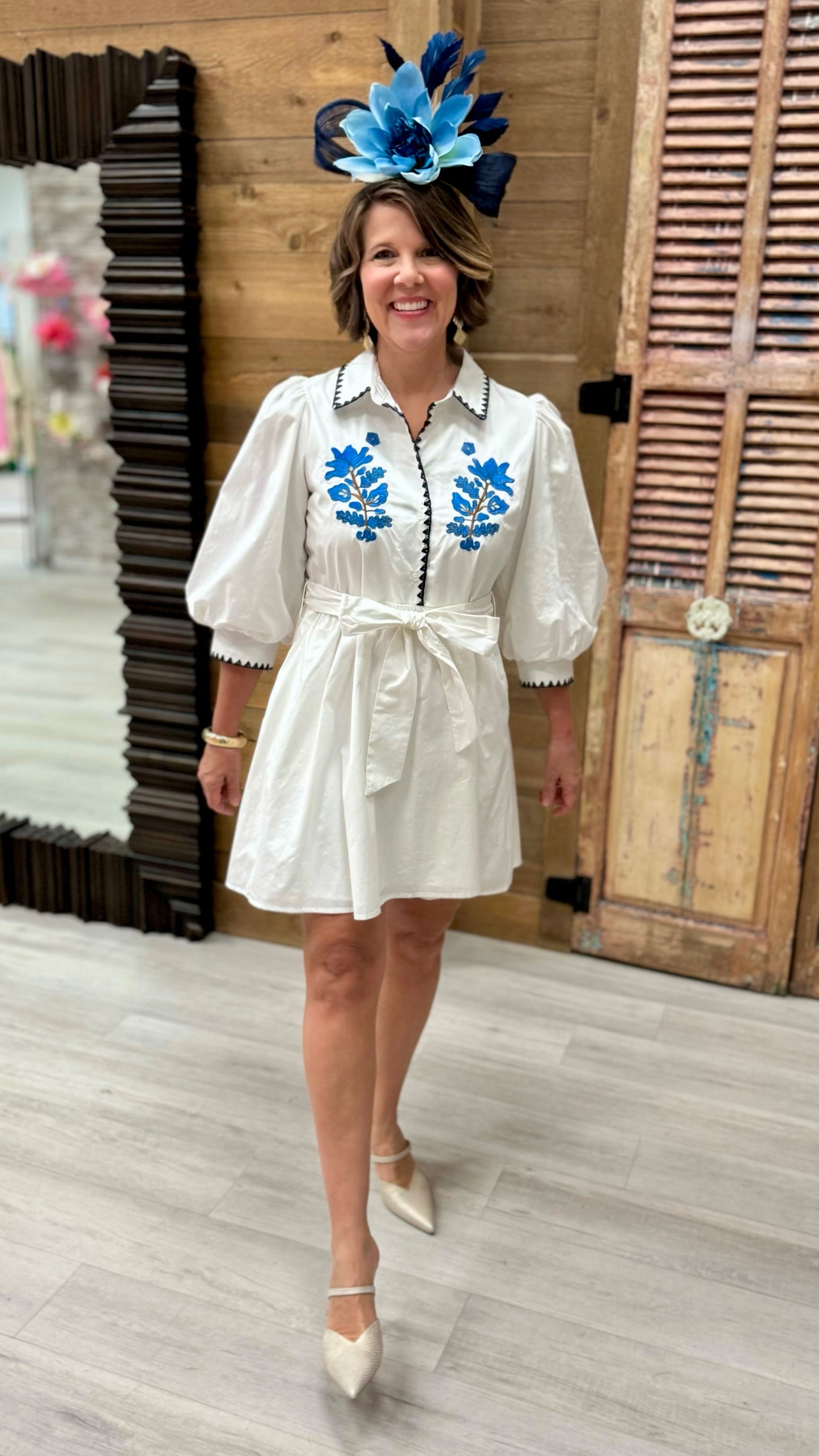Southern Charm Tie Waist Dress