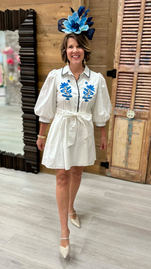 Southern Charm Tie Waist Dress
