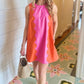 Hailey Sunkist Dress - Orange/Pink