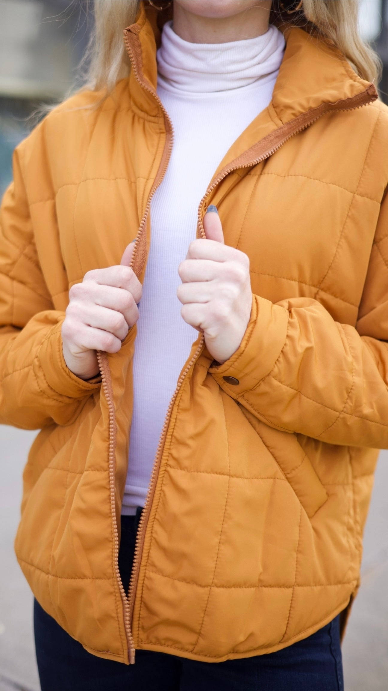 Jeanne Puffer Jacket - Butterscotch