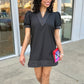 Charlotte Black Embroidered Dress