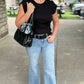 Dear John Fiona Mid Rise Wide Leg Jean - Montilla
