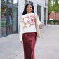 Amie Floral Sweater