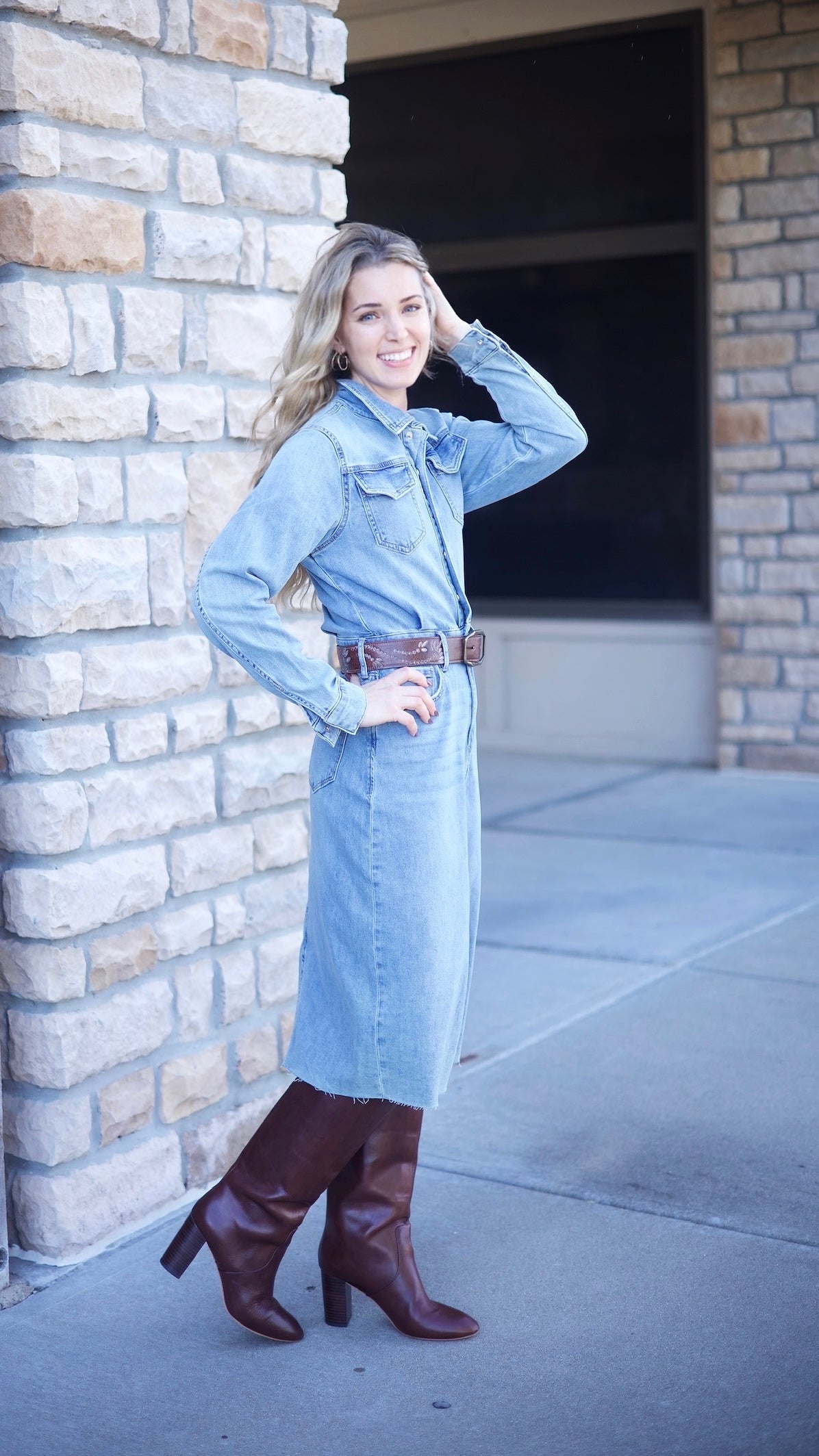 Dear John Lulu Denim Dress - Monterey