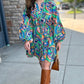 Birds Of A Feather Dress - Multi Color