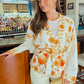 Nicole Kimono Top - Cream Multi