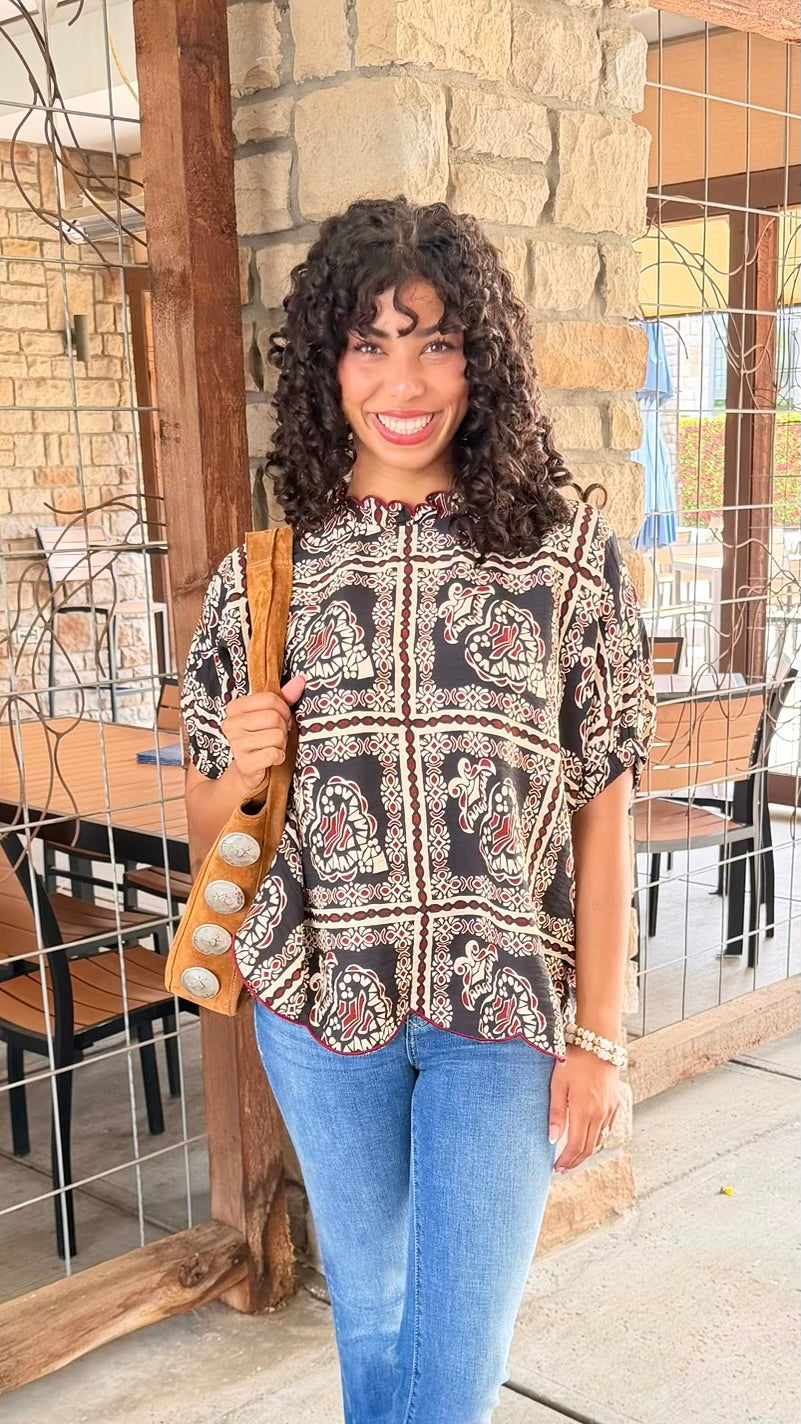 Renegade Blouse - Black