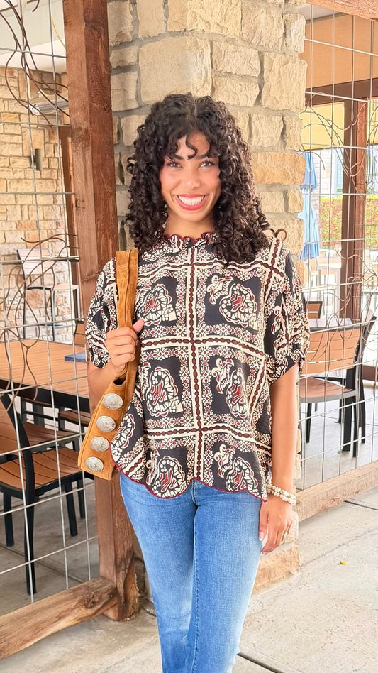 Renegade Blouse - Black