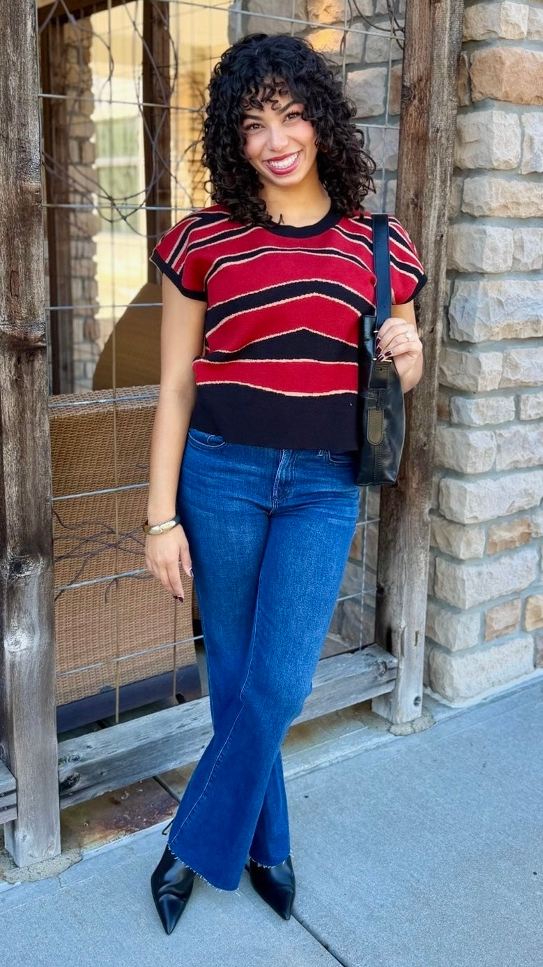 Celina Short Sleeve Sweater