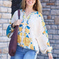 Harper Zip Floral Jacket - Multi