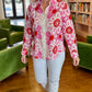 Ivy Jane Pop Flower Top - Pink