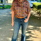 Ivy Jane Autumnal Ruffle Silky Blouse