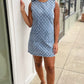 Brielle Diamond Denim Dress