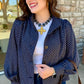 Dark Denim Polka Dot Jacket