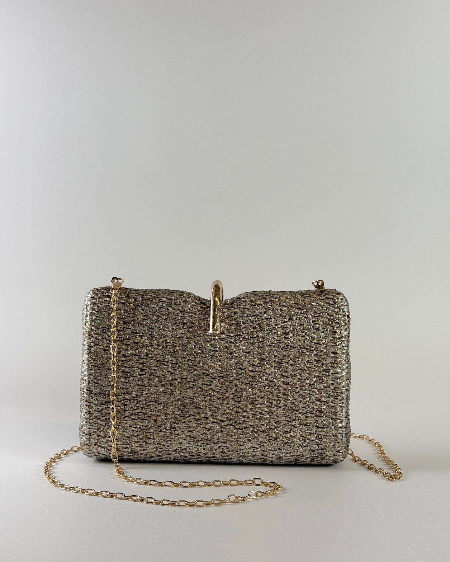 Straw Fold Over Clamp - Gold