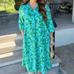 Uncle Frank Midi Swing Dress - Green