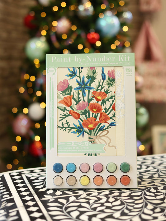 California Wildflowers Paint-By-Number