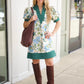 Charlotte Floral Dress - Ecru