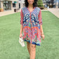 Sarai Button Dress - Navy