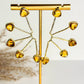 Bejeweled Half Crescent Earrings - Gold