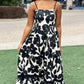 Jennifer Floral Maxi Dress - Black