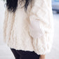 Mallory Fluffy Jacket - Ecru