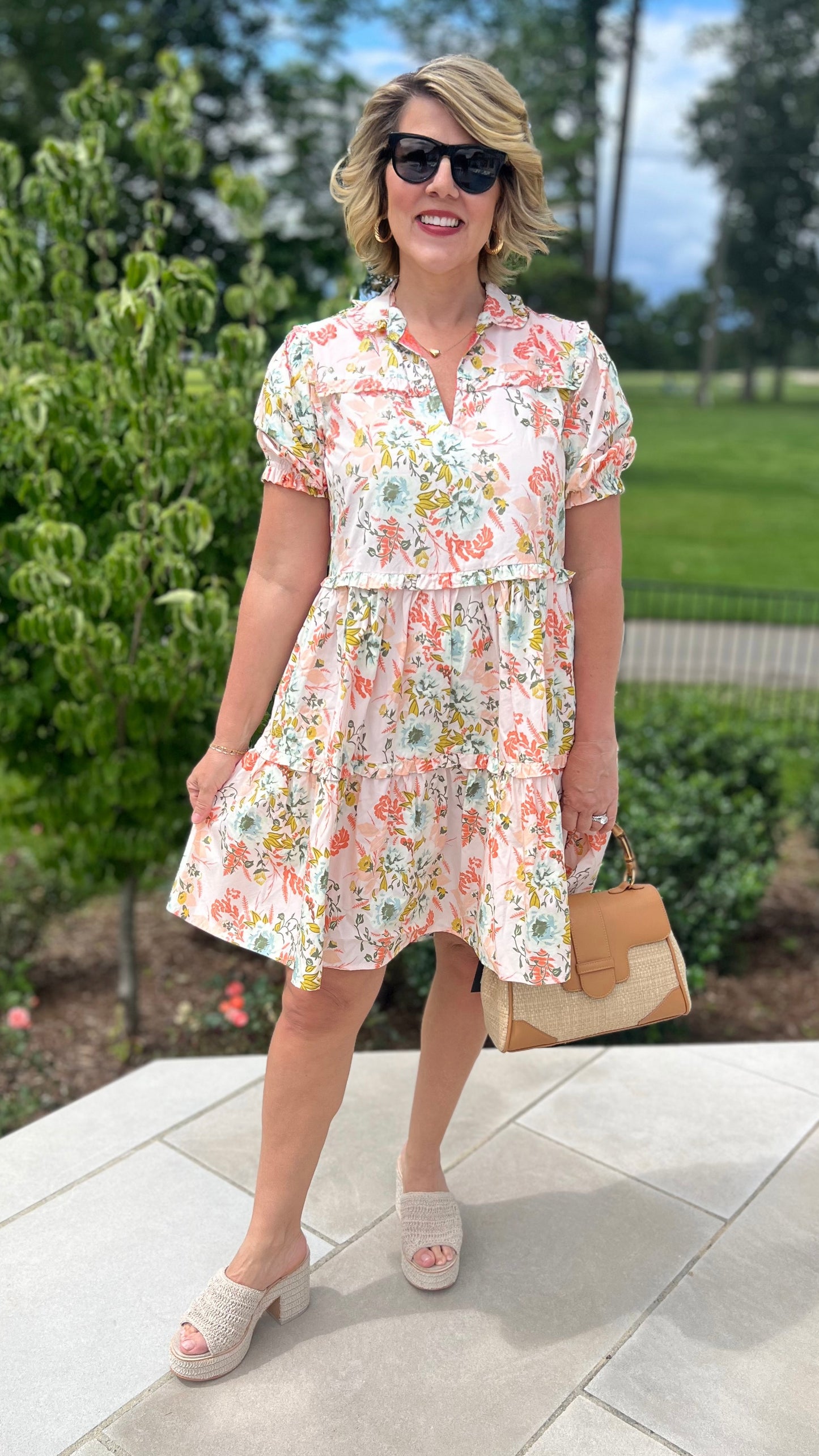 Ivy Jane Rosey Ruffle Dress